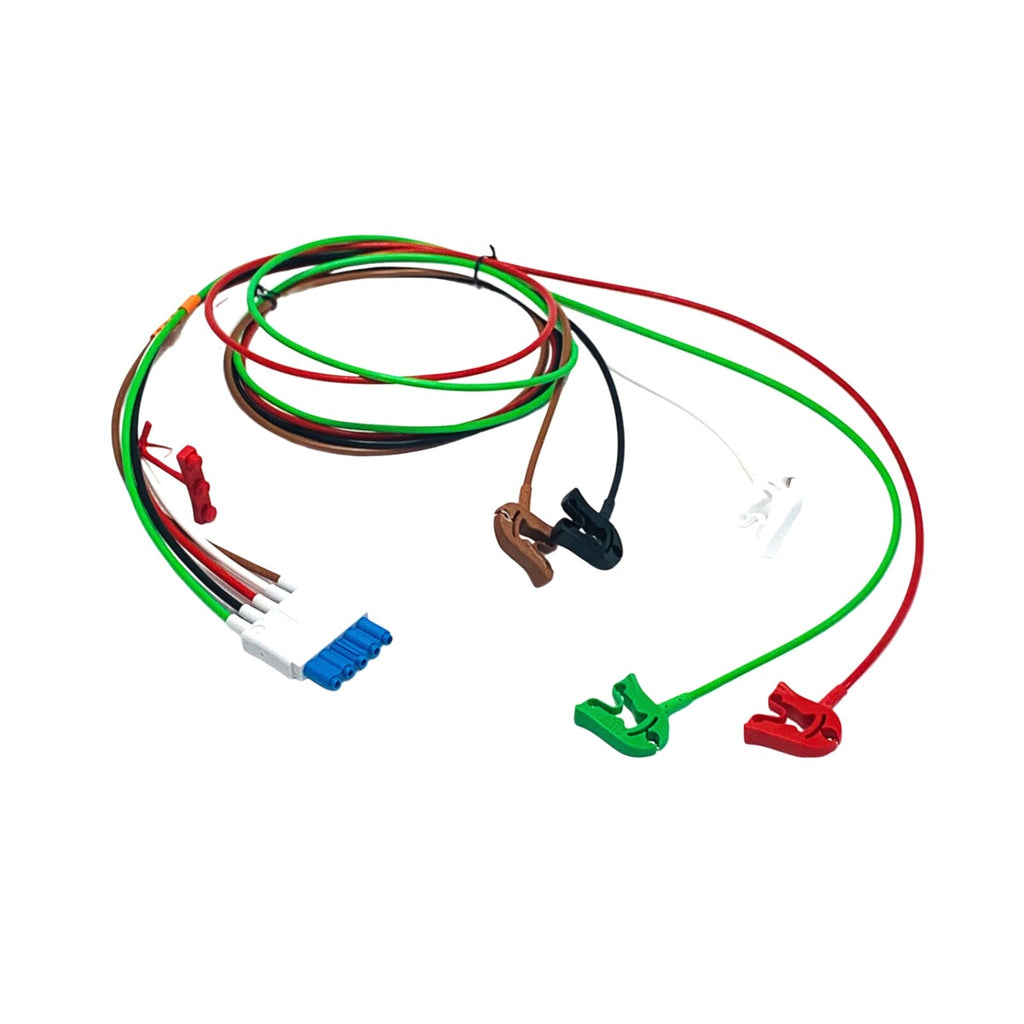 Philips REF M1968A, ECG Lead Set 5 Leads, Clip, Limb
