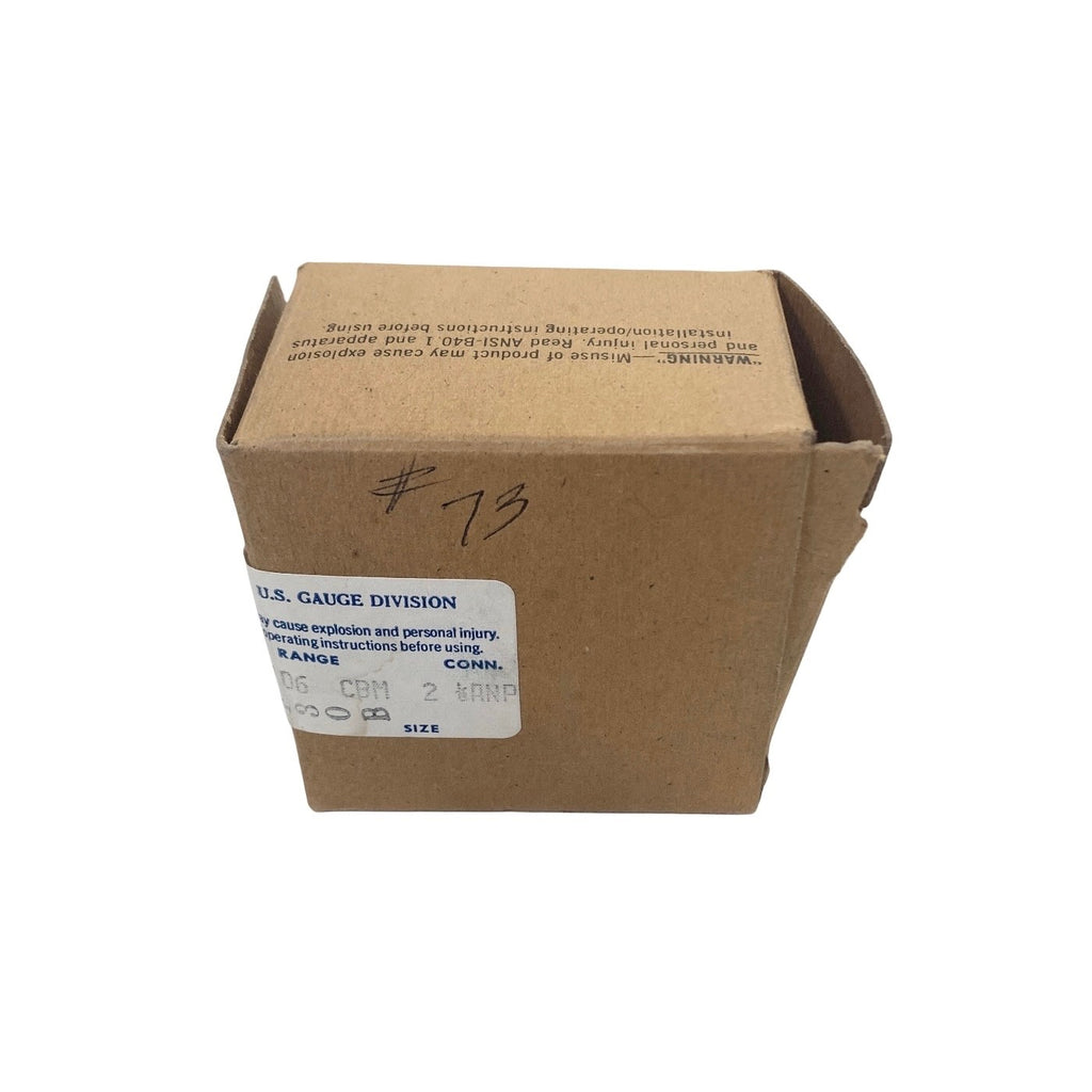 AMETEK Ref BU-191-C, Vacuum Pressure Gauge 0–30 inHg Square Panel Mount