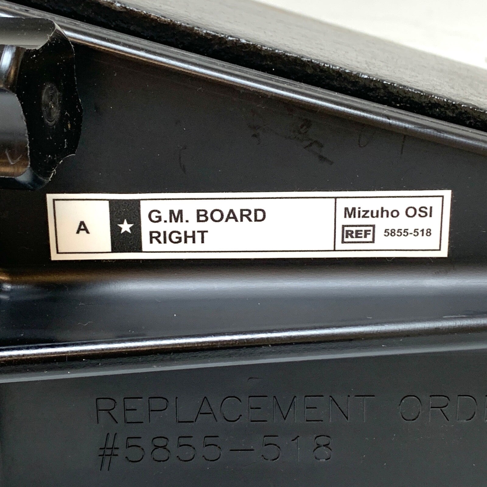 Mizuho OSI REF 5855-518, A, G.M. Board Right