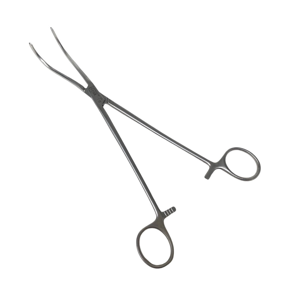 Aesculap EF010R Guyon Kidney Clamp 9.5" 240mm Double Curved Surgical Urology Too