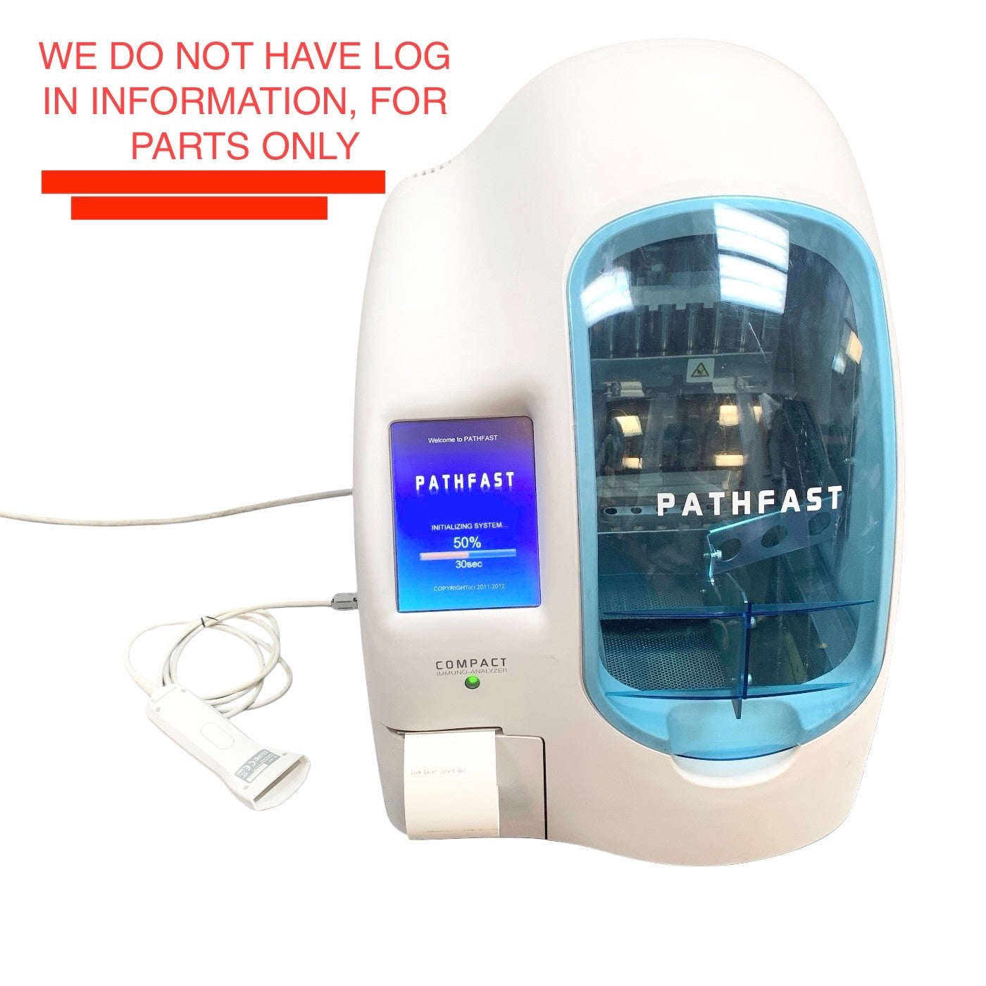 PATHFAST Compact Immunoanalyzer LSI Medience Cardiac Biomarker Testing Lab 1711