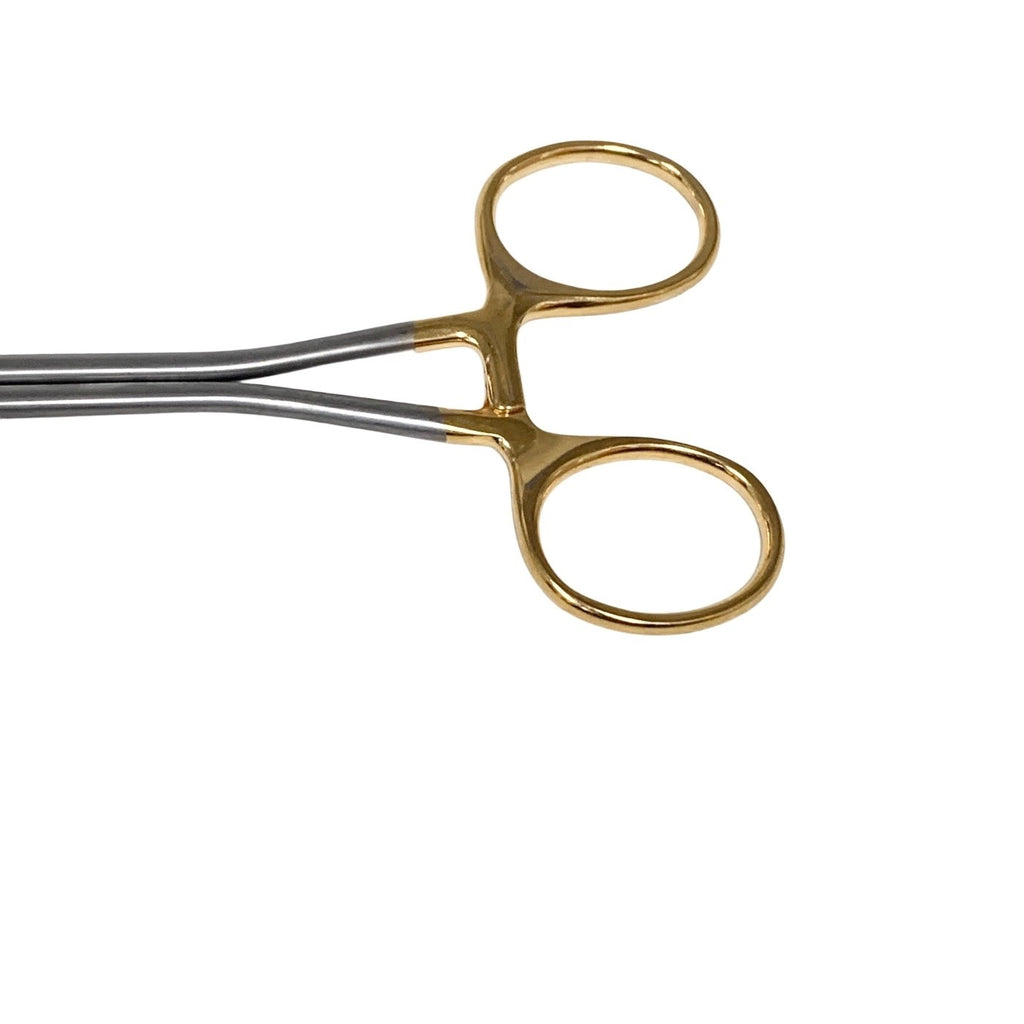 Aesculap BM023R Crile-Wood Needle Holder Gold Handle Tungsten Carbide 6" Surgery
