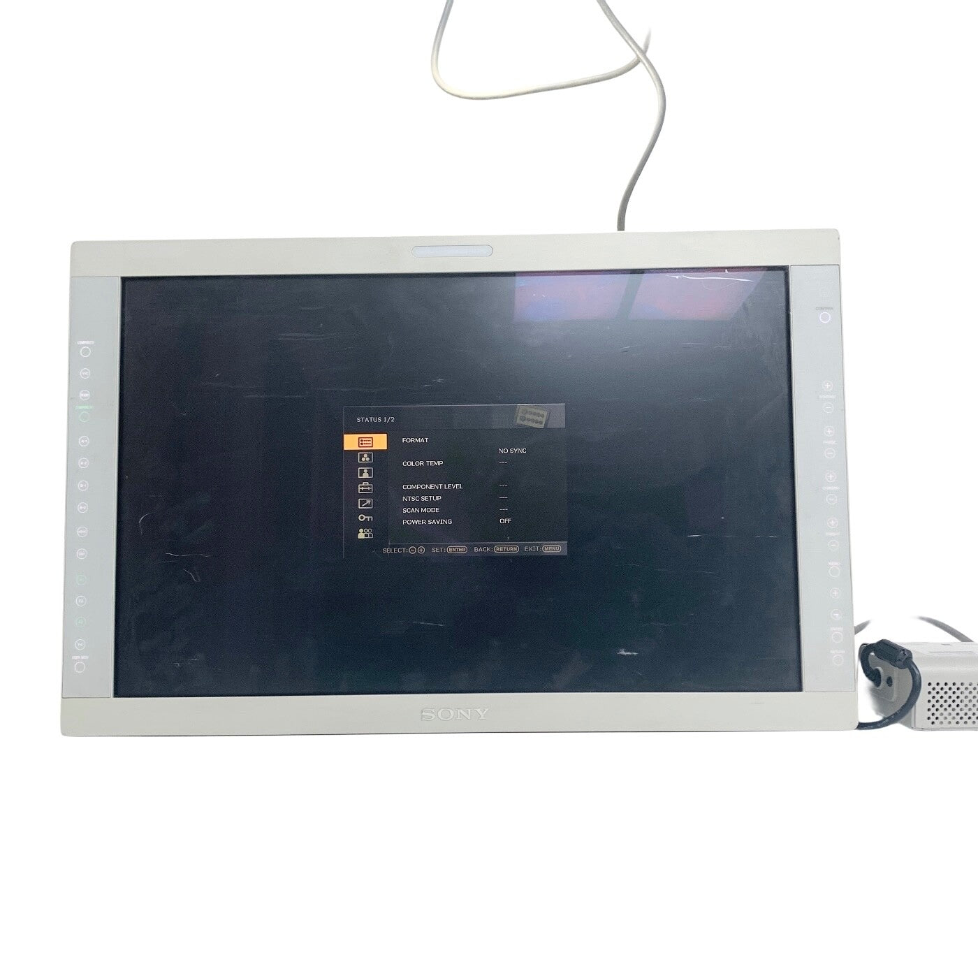 SONY REF LMD-2450MD, LCD Display Monitor WITH POWER SUPPLY