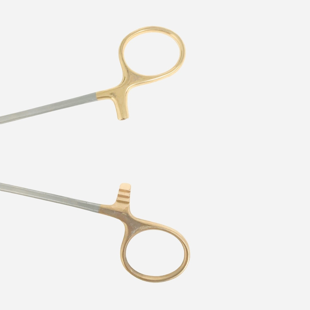 Crile-Wood Needle Holder Tungsten Carbide Inserts, Straight 8in Length X:CH2424
