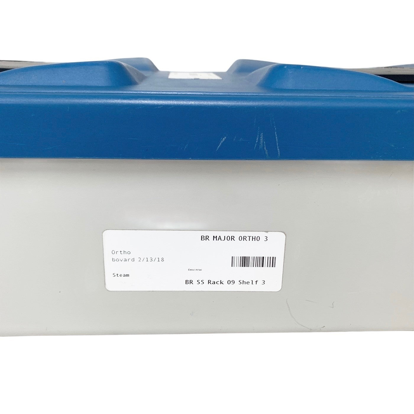 Aesculap REF JK440 STERILIZATION CASE W/JP002 LEAD AMD TRAY WITH PAD
