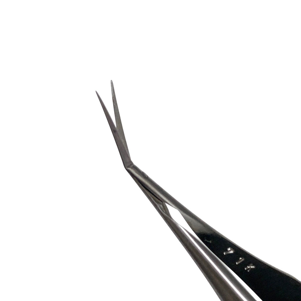 Storz E-3388 Vannas Angled Capsulotomy Scissor GWL Germany Eye Surgery Tool