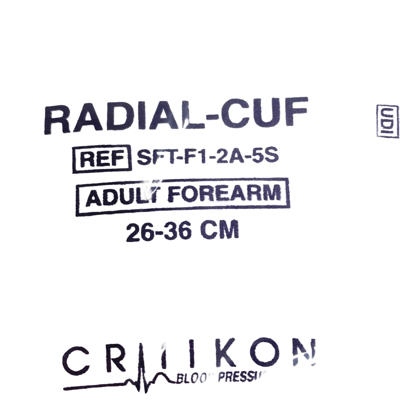 GE Critikon REF SFT-F1-2A-5S, RADIAL-CUF, ADULT FOREARM 26-36 CM, NEW