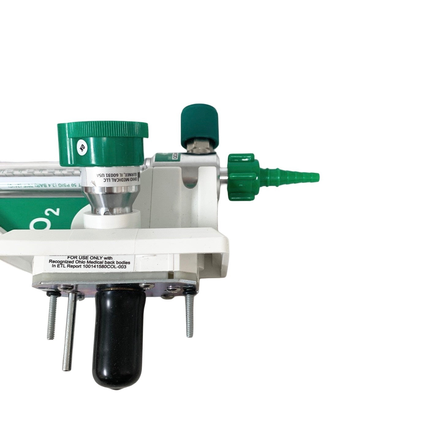 Ohio Medical FI-T15UO-ON-E, Oxygen Integrated Flowmeter O2 Flowmeter