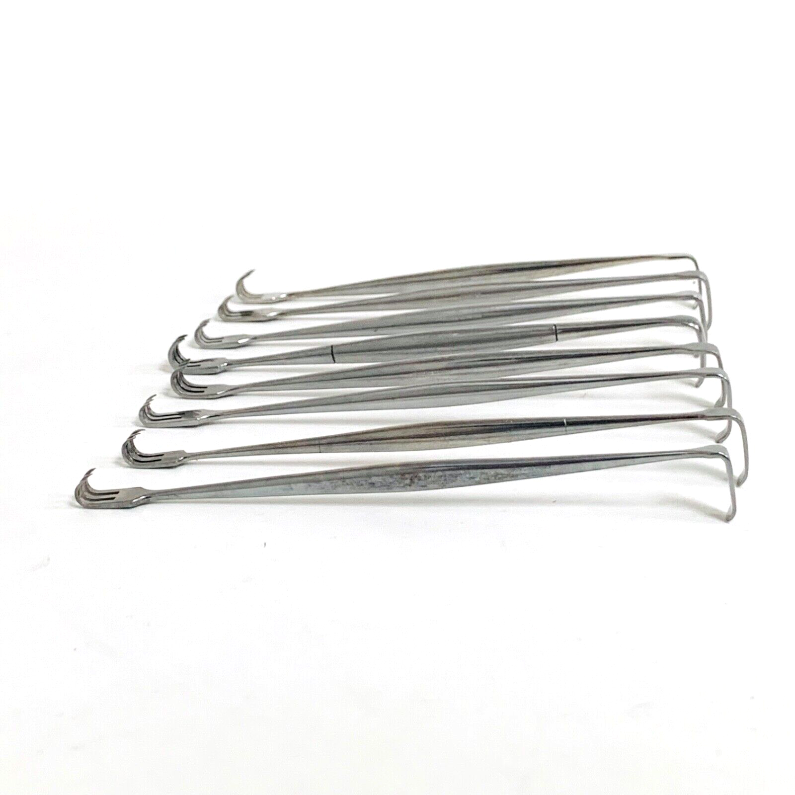 LOT OF 8 SURGICAL SENN RETRACTOR DOUBLE ENDED