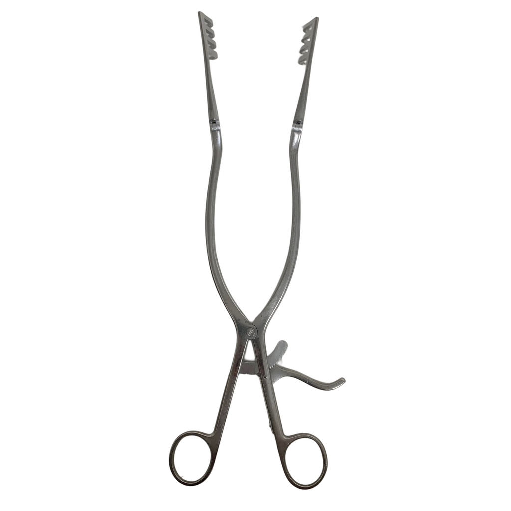 Jarit 205-210 Beckman Hinged 4x4 Teeth Sharp Prong Retractor 31.6cm Length