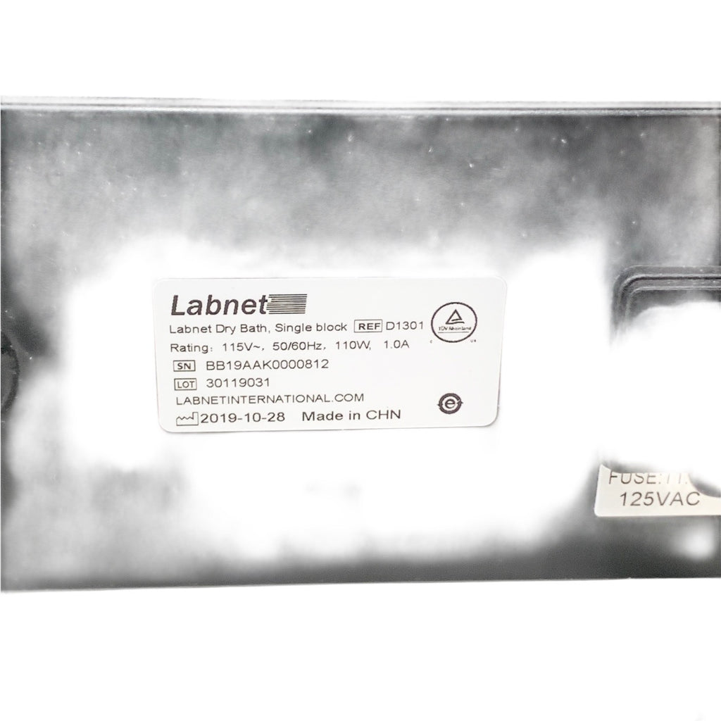 Labnet Ref D1301, Labnet Dry Bath, Single block 115V 50/60Hz