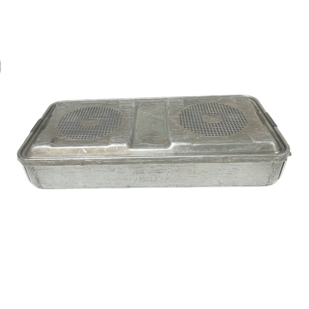 Aesculap JM440 Full Size Sterilcontainer S, W/ Lid & Basket ( 23 X 11 X 4 Inch )