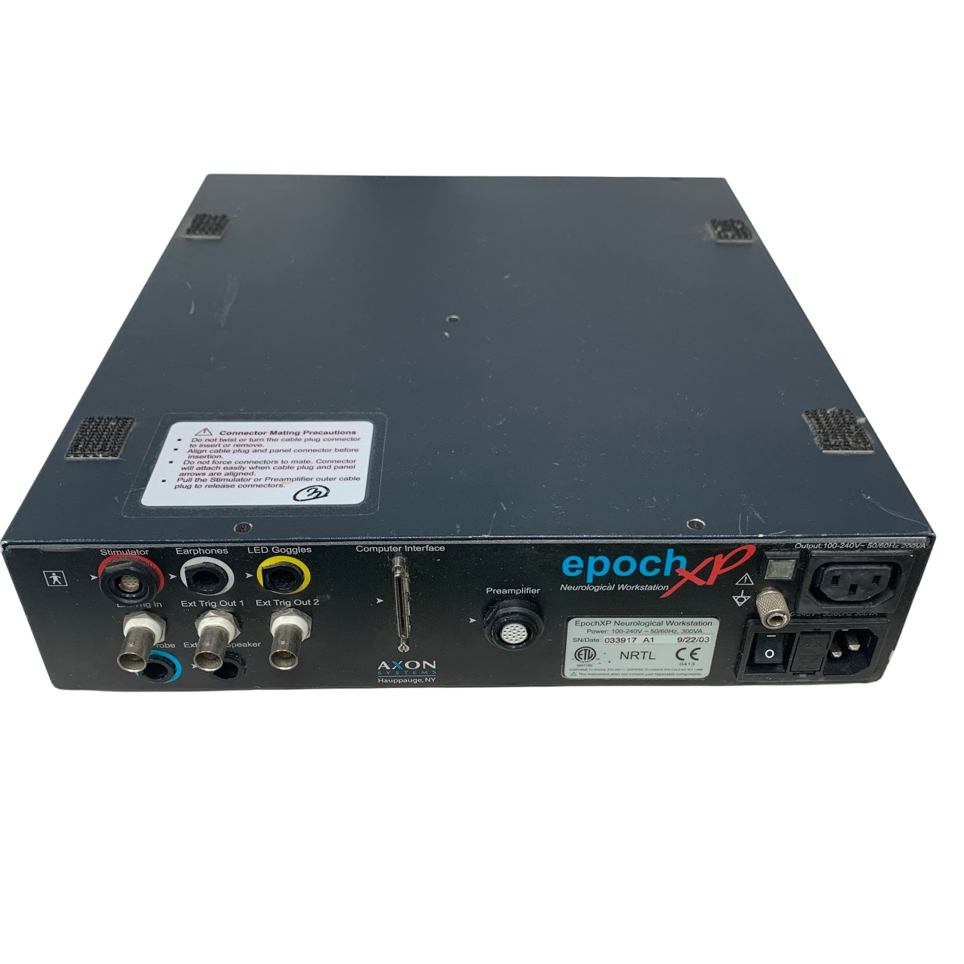 AXON Epoch XP Neurological Workstation