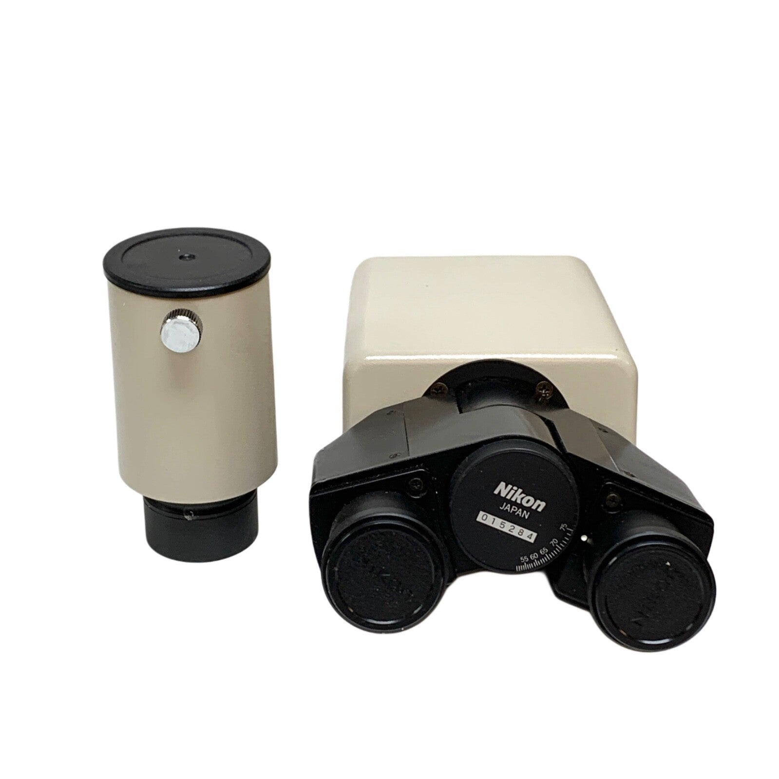 Nikon REF MBB13150, X2F2 TRINOCULAR EYEPIECE TUBE T2, W/ BUILT-IN BEAM SPLITTER