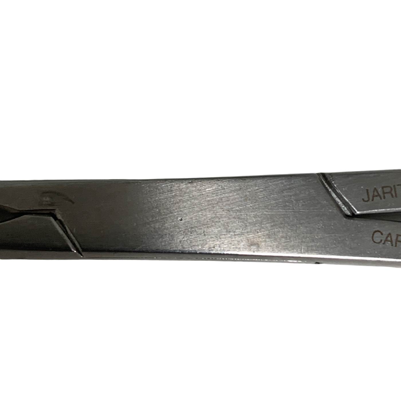 JARIT 325-150. Doyen Intestinal Clamp. Cardio-Grip 3-7/8", Straight, 9-1/2"