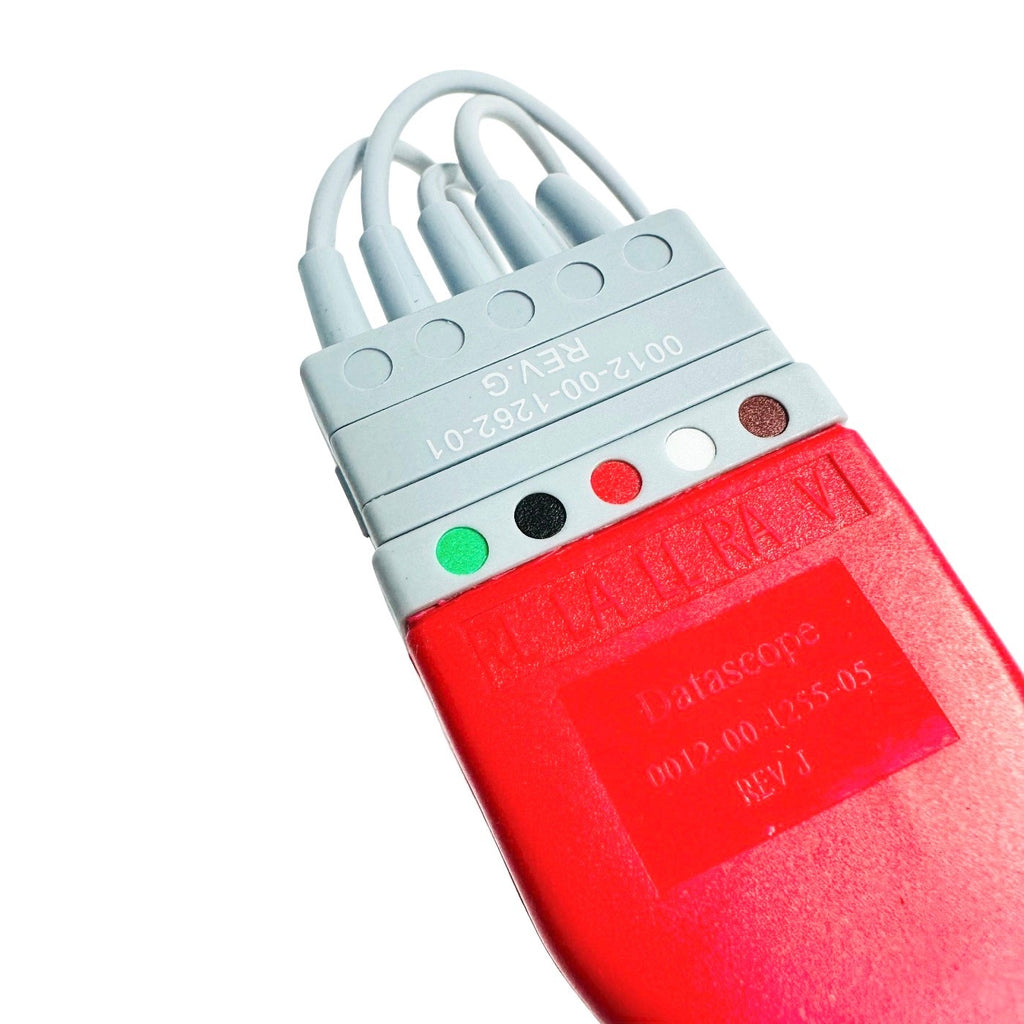MINDRAY 0012-00-1255-05 Straight 3/5 Lead Ecg Cable - 10 Ft