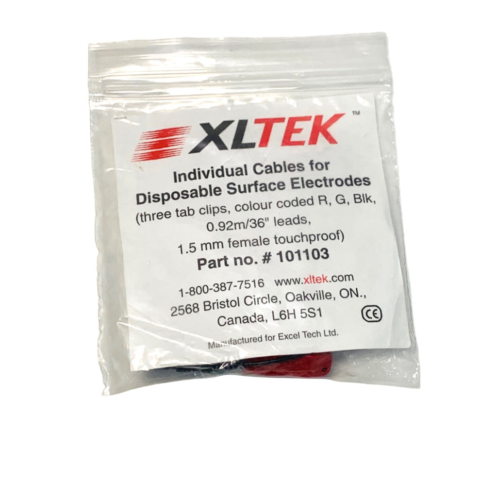XLTEK Ref 101103, Individual Cables for Disposable Surface Electrodes
