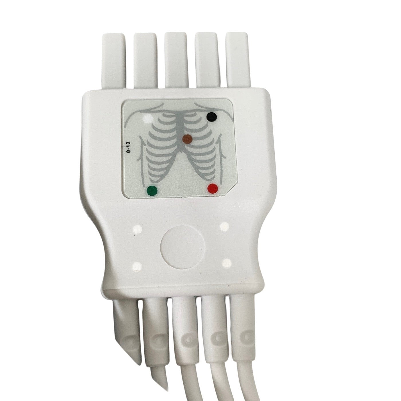 Drager REF MP03414, ECG 5-Lead dual-pin AHA, 1.5m