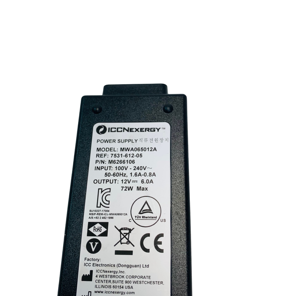 KCI ACTIVAC 7531-612-05, ICCNExERGY REF MWA065012A, POWER SUPPLY ADAPTER