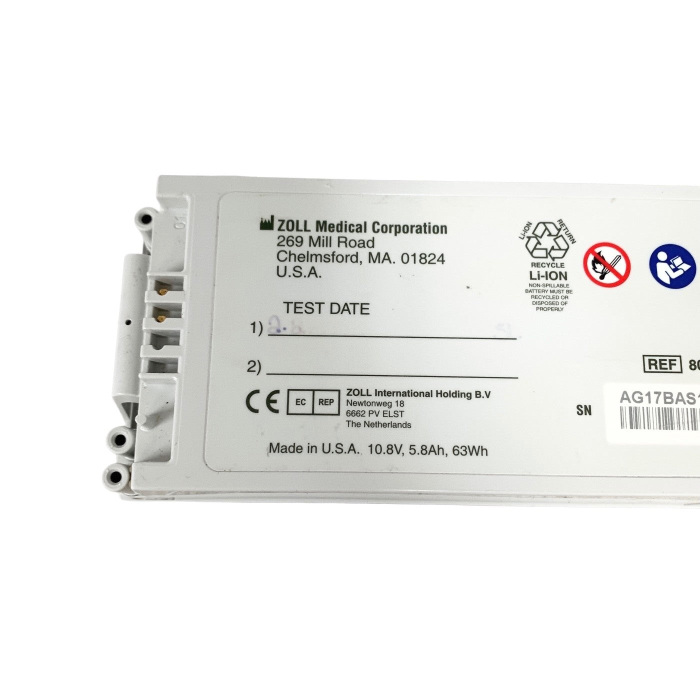 ZOLL SurePower Battery Pack 8019-0535-01 for R Series E Series Defibrillator