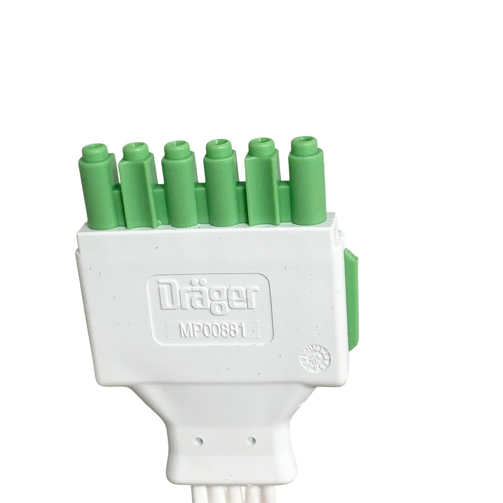 Drager REF MP00881, ECG CABLE, 5 LEAD, PATIENT UNIQUE