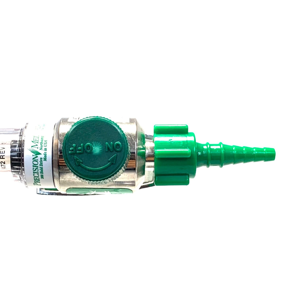 Precision Medical , Model 1MFA Oxygen Flowmeter w/ Male Fitting Attachment