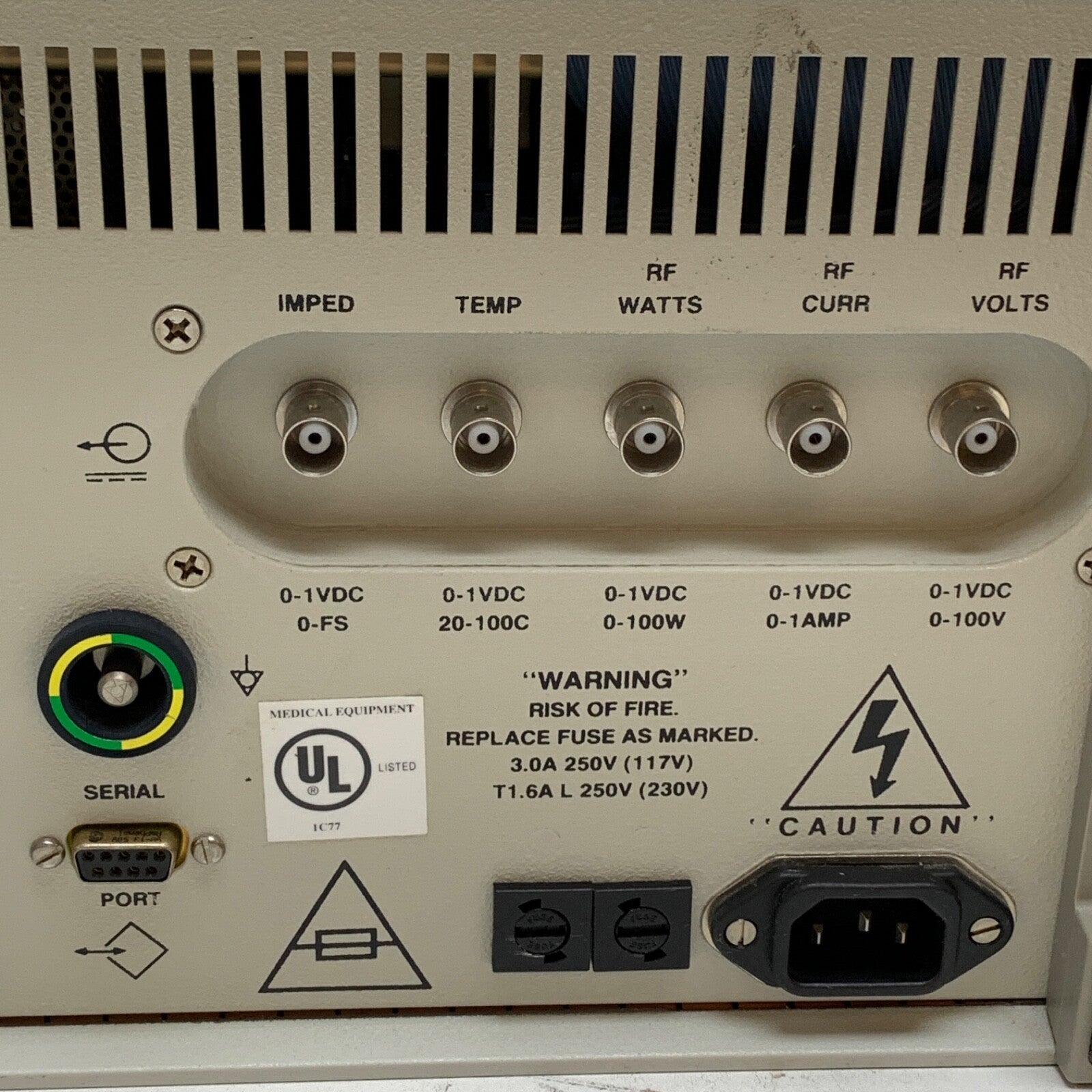 Radionics REF RFG-3CF, Graphics RF Lesion Generator System w/ Footswitch