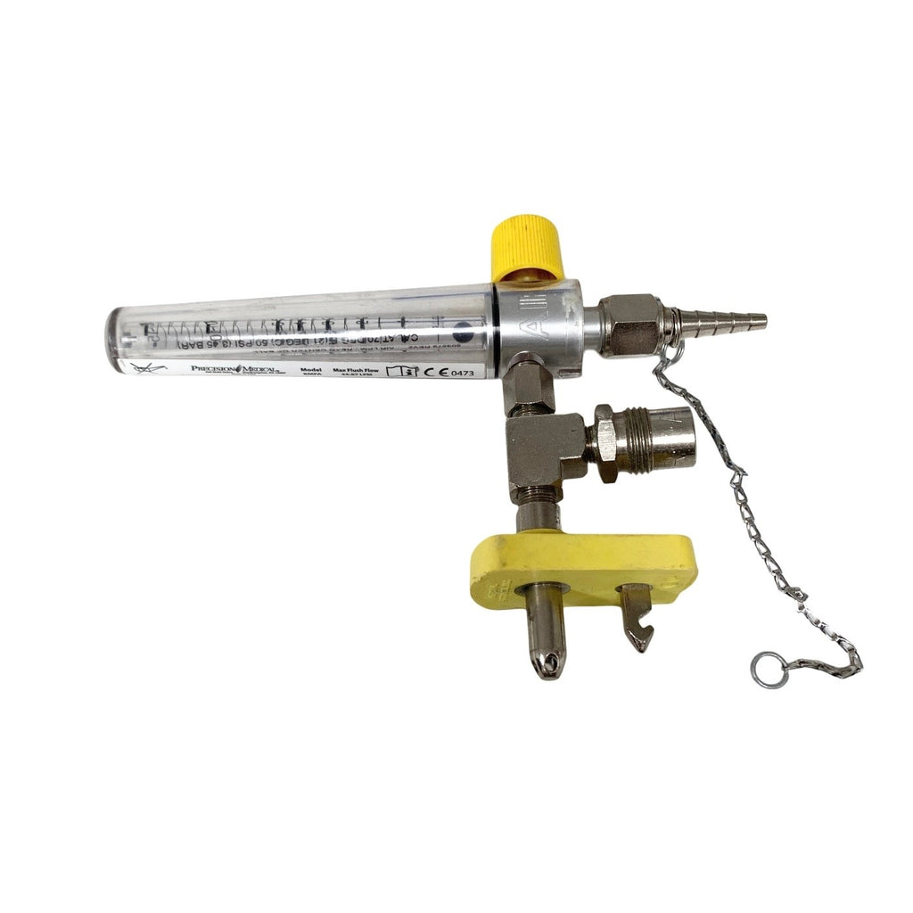 Precision Medical Model 8MFA, AIR Flowmeter, MALE MEDICAL FITTING, 44-57 LPM