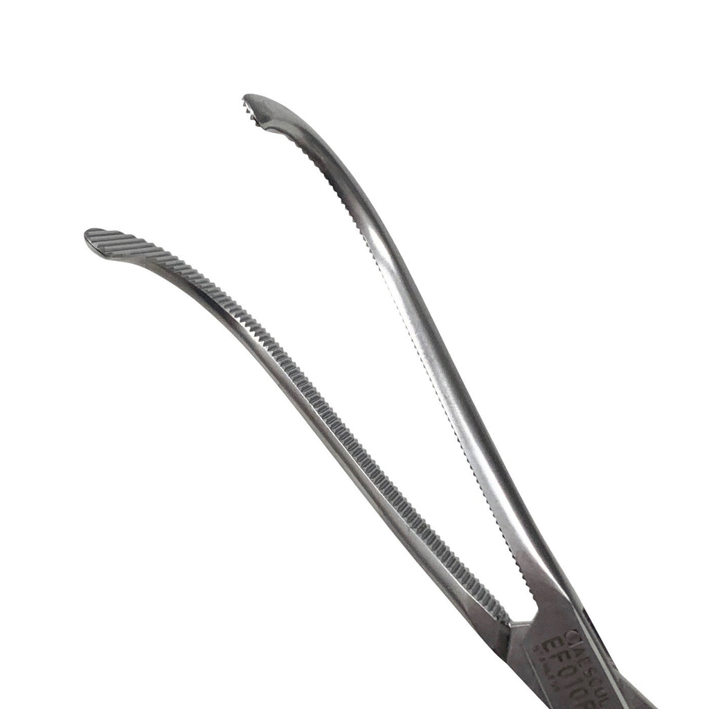 Aesculap EF010R Guyon Kidney Clamp 9.5" 240mm Double Curved Surgical Urology Too