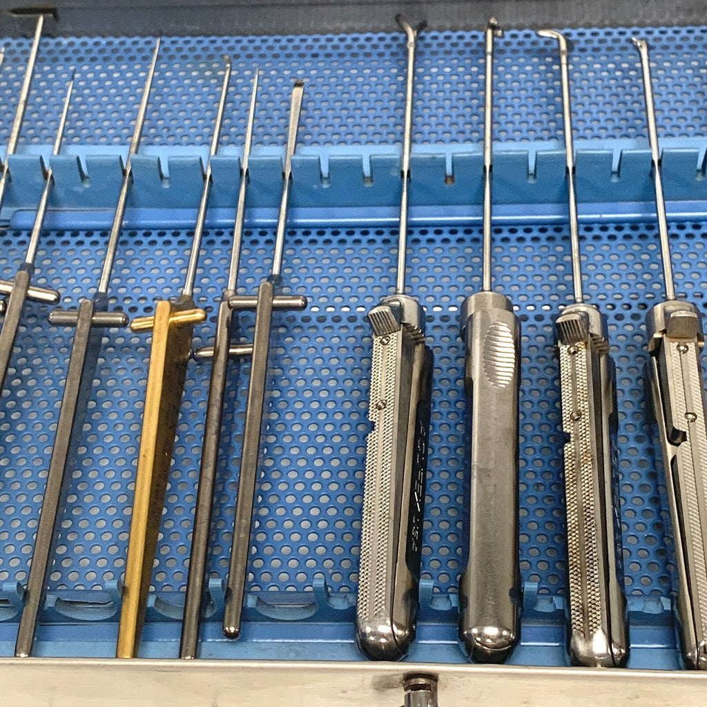 Acufex Mensical Punch & Rotary Punch Forceps Set of 17 w/ Tray