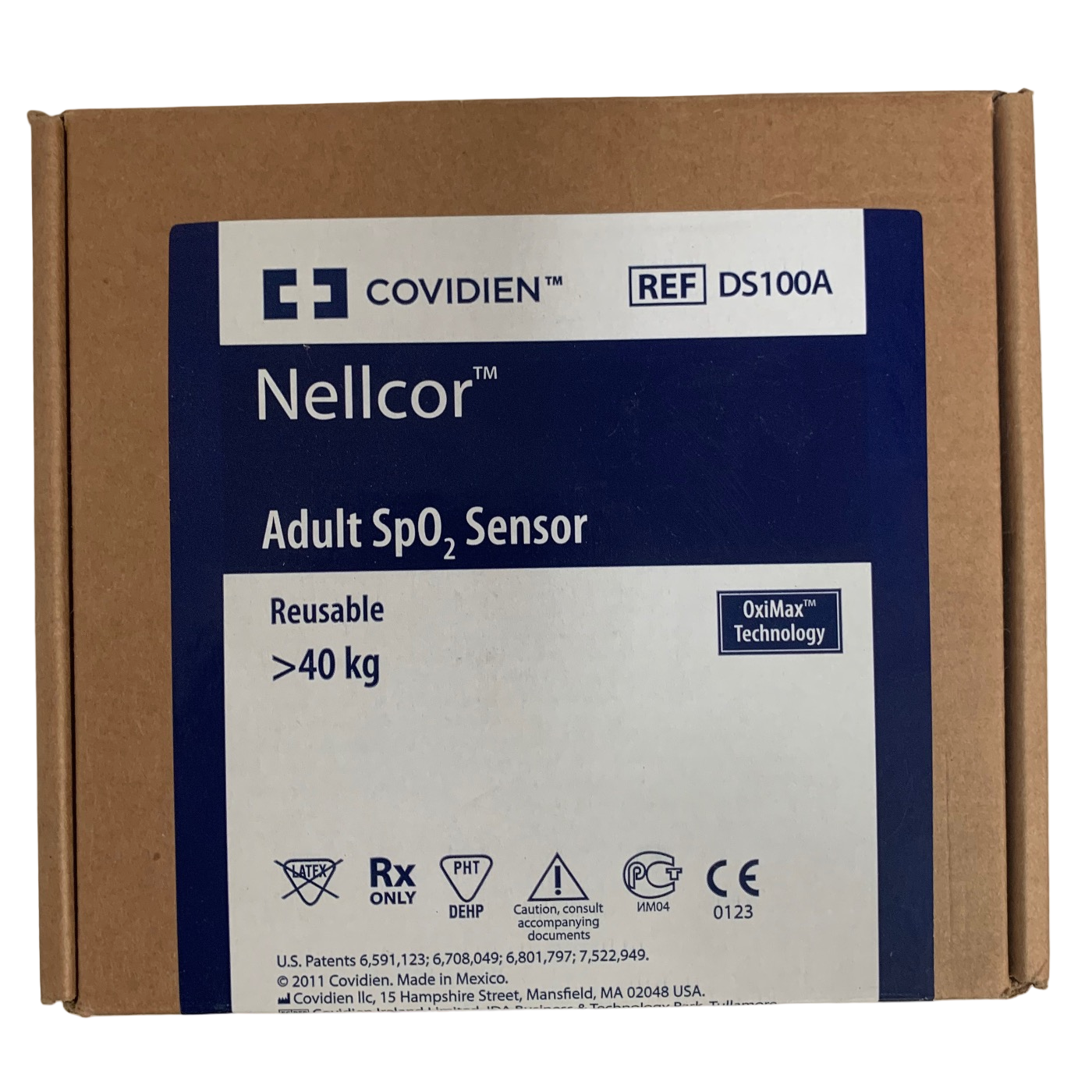 Nellcor Adult Sp02 Sensor ,New In Box , Ref# DS-100A