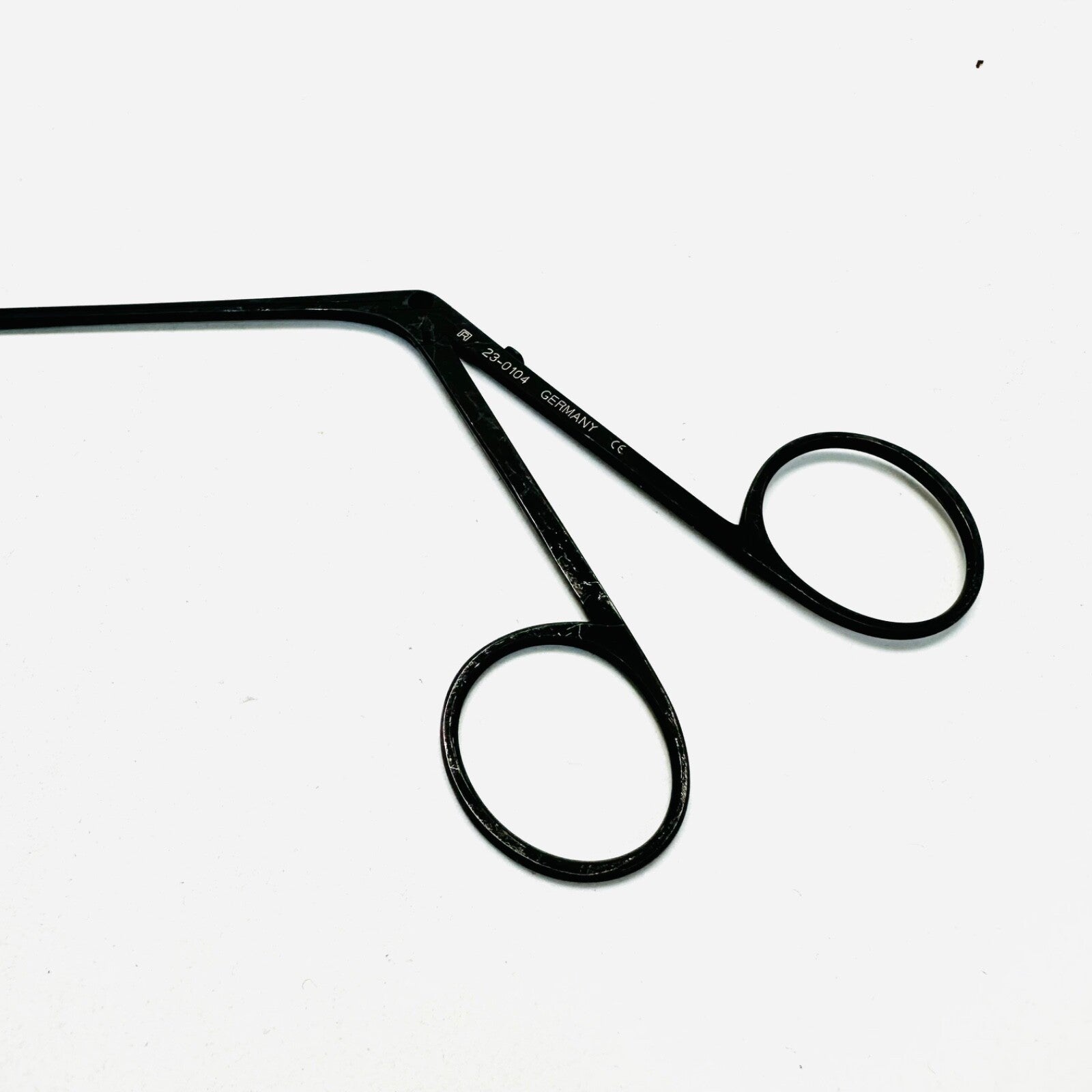Richards 23-0104 Shea Cupped Forceps, Straight, Ebony Instrument