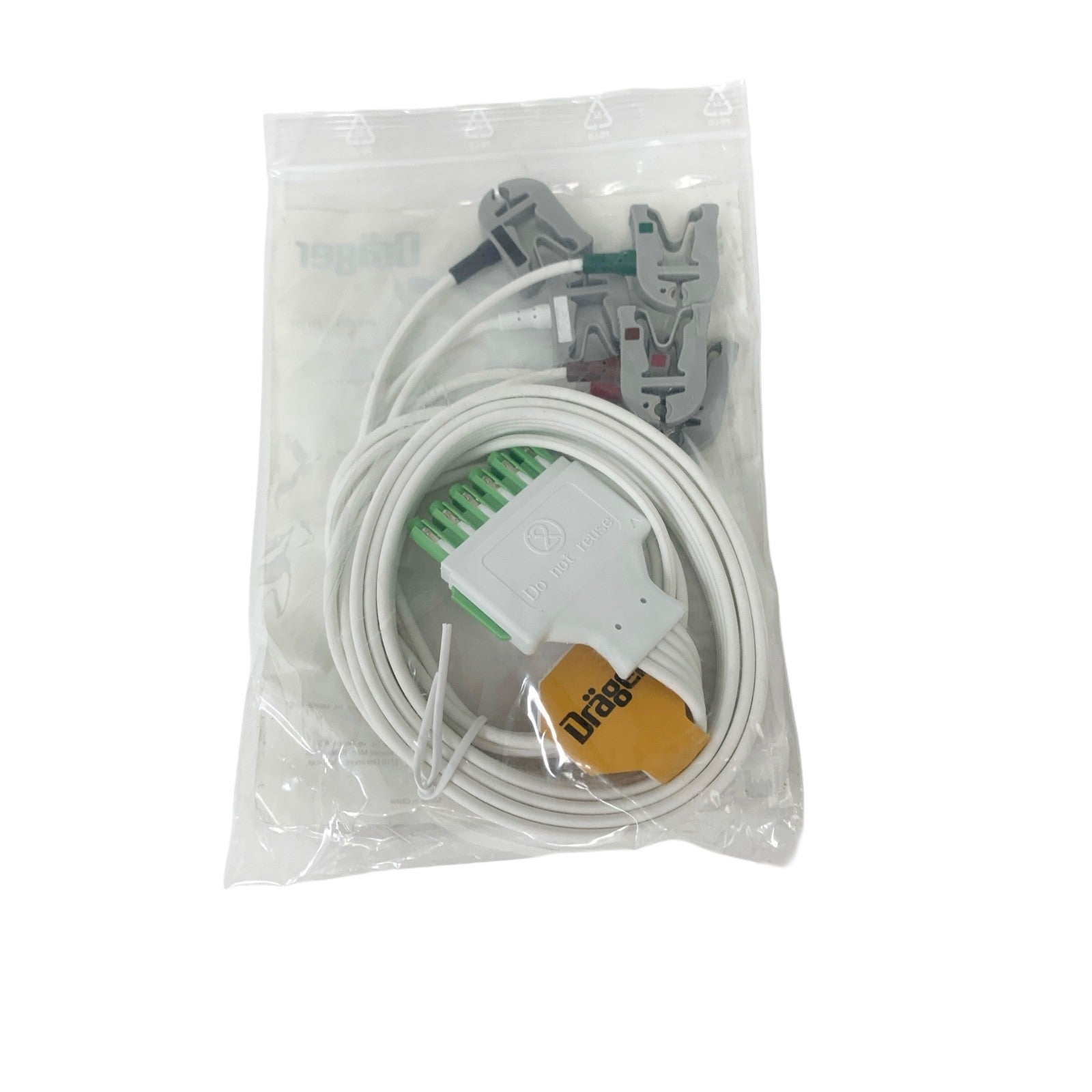 Drager REF MP00881, ECG Cable, 5-Lead, Single-Patient Use, IEC2
