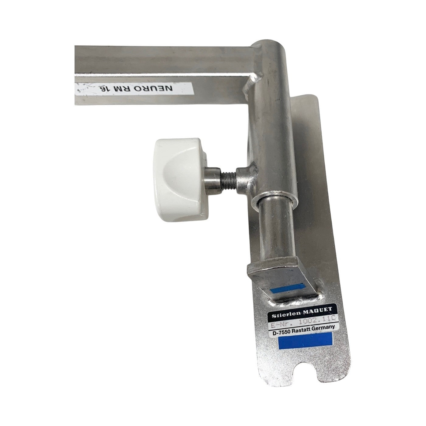 Maquet Stierlen 1002.11C Neuro RM 16 Surgical Support Arm Rail Clamp - NO PAD