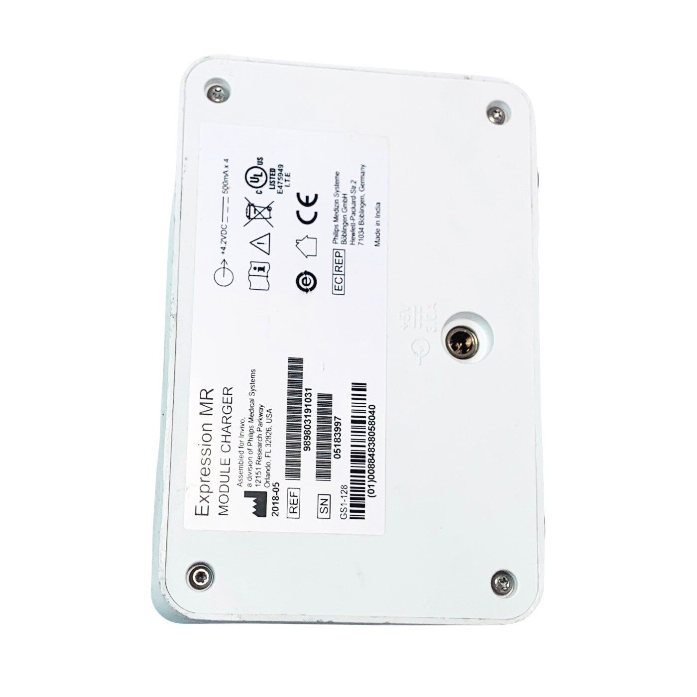 INVIVO Ref 989803191031, Expression MR MODULE BATTERY CHARGER