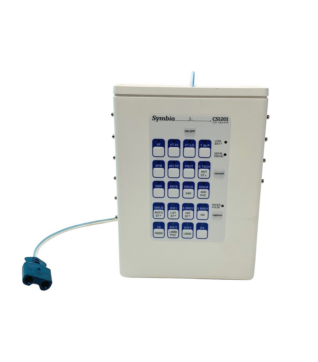 Symbio REF CS1201, 12 LEAD ECG CODE SIMULATOR WITH CONNECTOR