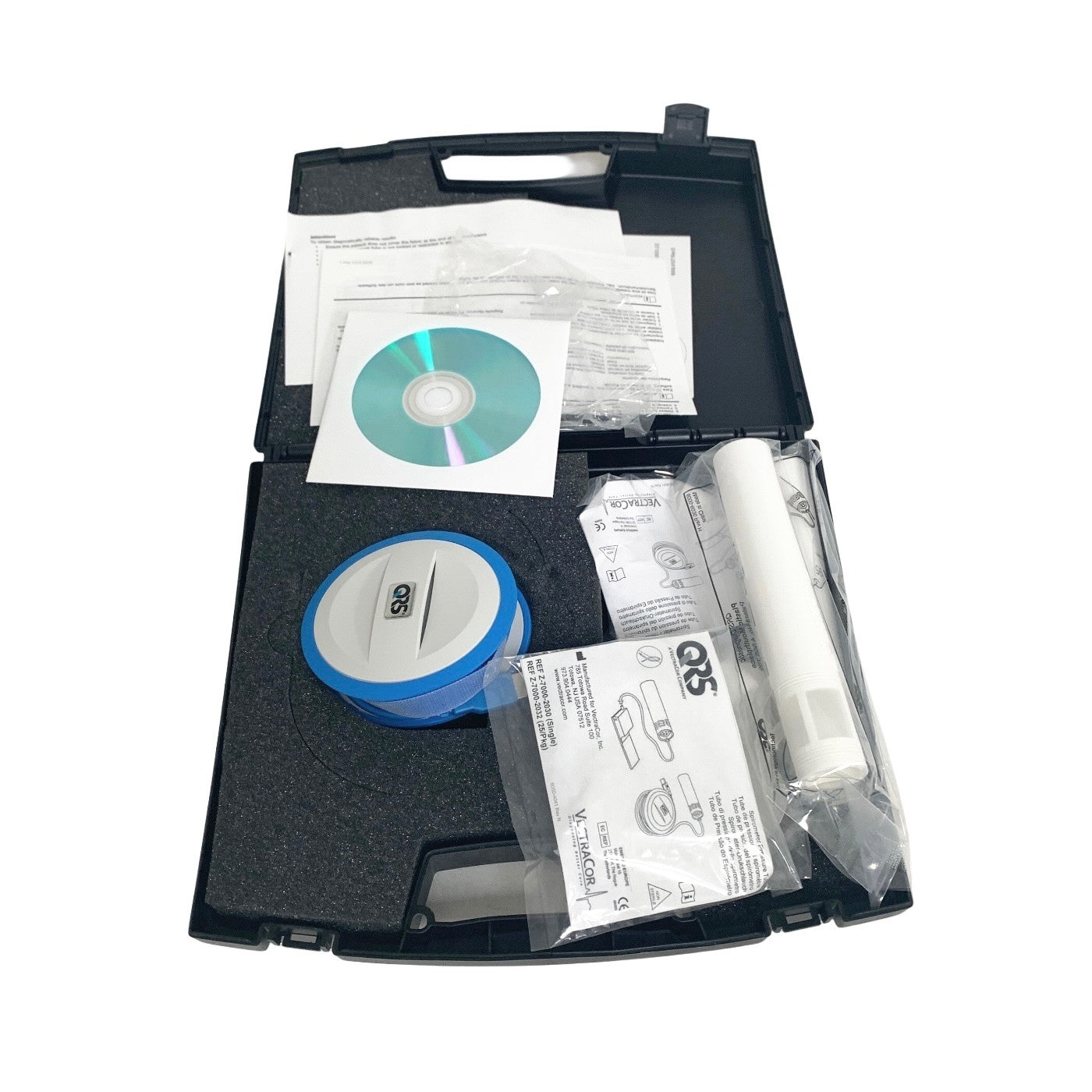 QRS REF Z-7000-0101, Orbit Portable Spirometer, w/ ACCESORIES AND CASE