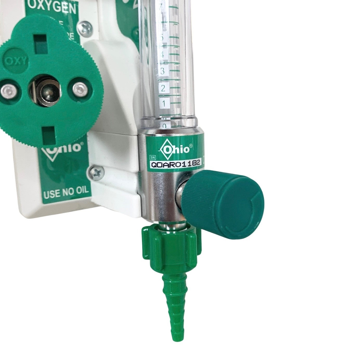Ohio Medical FI-T15UO-ON-E, Oxygen Integrated Flowmeter O2 Flowmeter