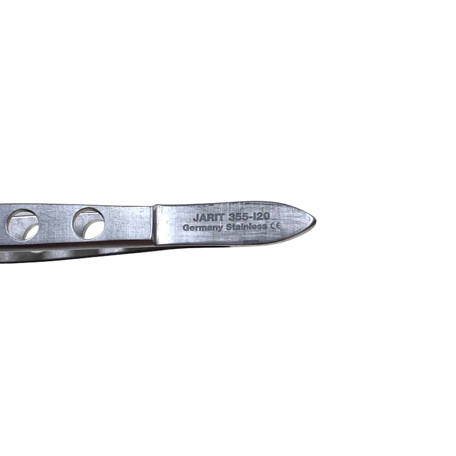 JARIT REF 355-120, Bishop-Harmon Iris Forcep 1 x 2 Teeth, 0.6mm, Straight