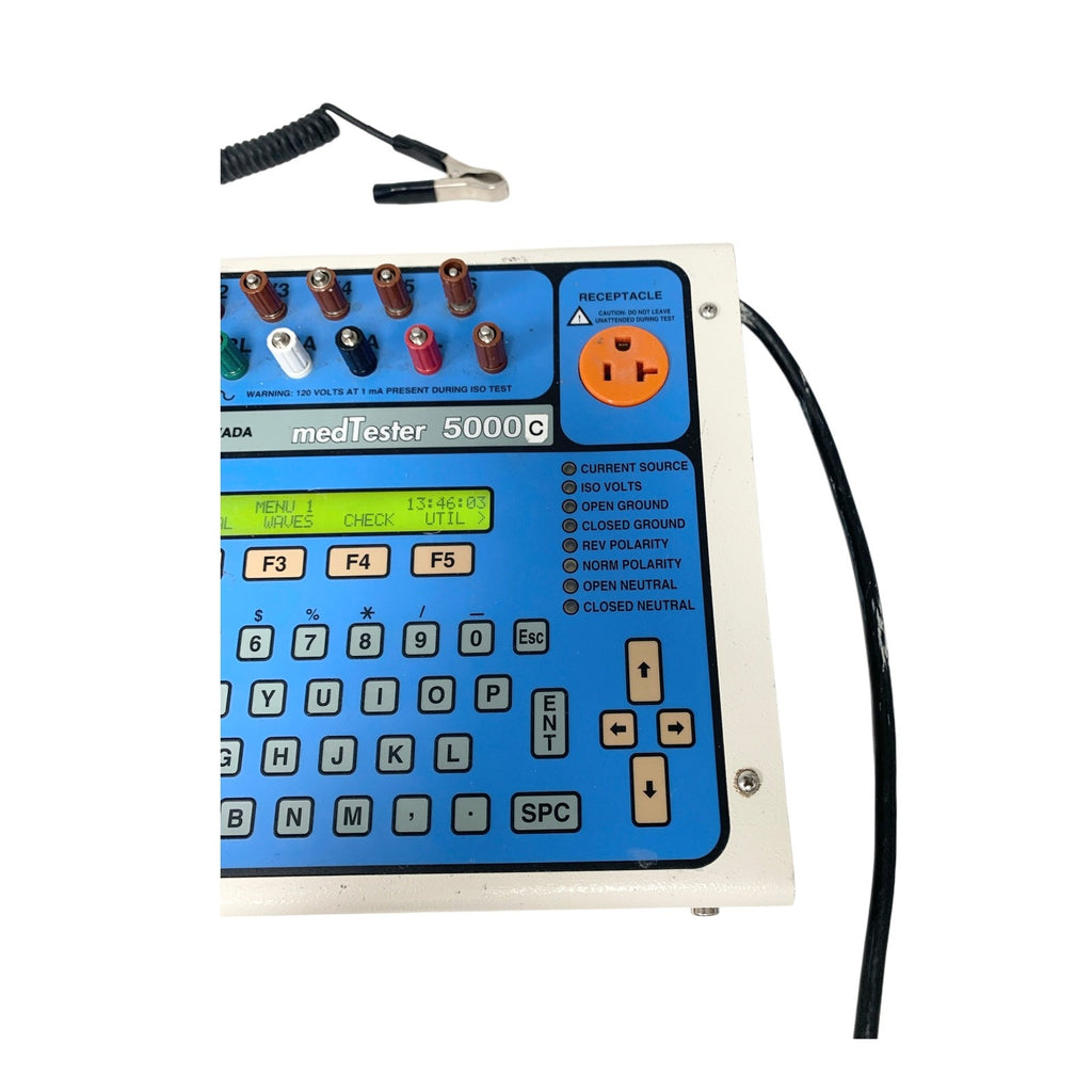 DYNATECH NEVADA REF medTester 5000C, BIOMED ELECTRICAL SAFETY ANALYZER