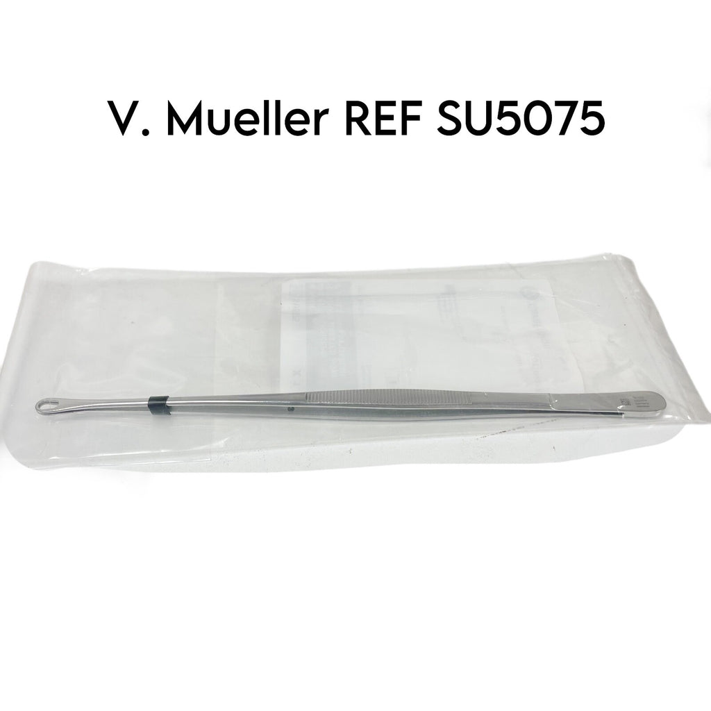 V. Mueller REF SU5075 Tissue Forceps Snowden-Pencer Singley 9-3/4 Inch Straight