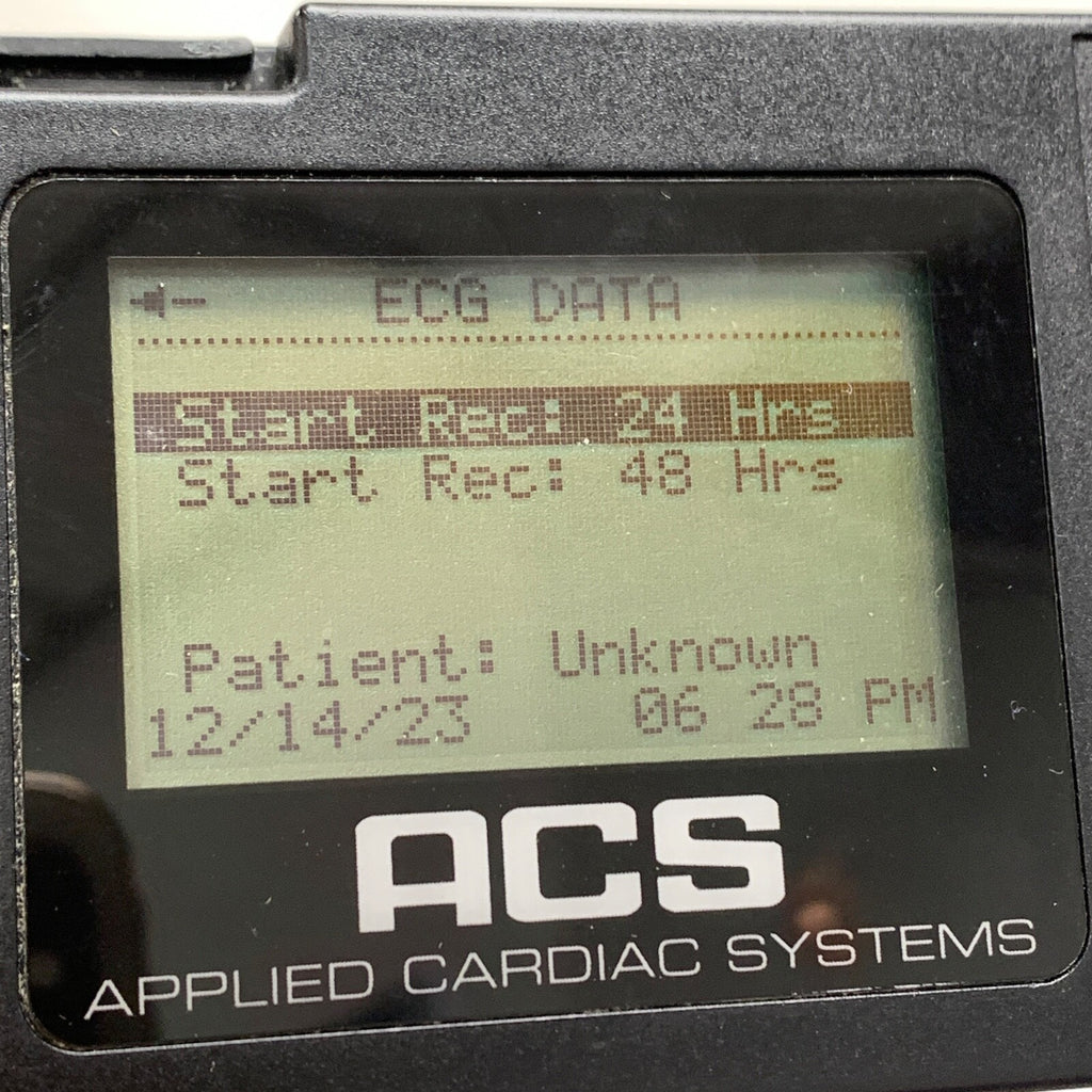 ACS, Applied Cardiac Systems REF 2003, 48 Hour Holter Recorder w/ Leads