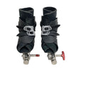 Mizuho OSI REF 5855-863, P-2 RIGHT/LEFT TRACTION BOOT, SMALL, PAIR w/ FOOT PLATE