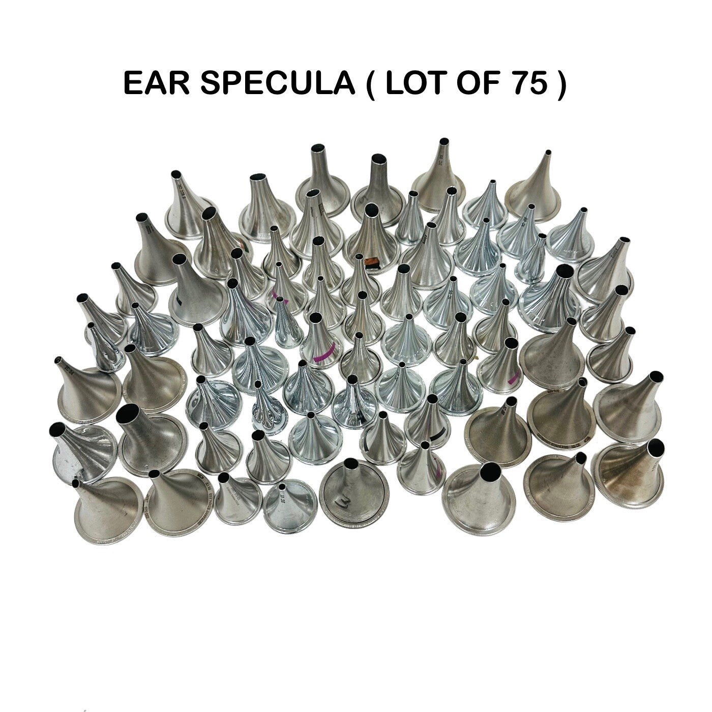 JARIT / OTHERS Ear Specula Stainless Steel, Instrument LOT OF 68
