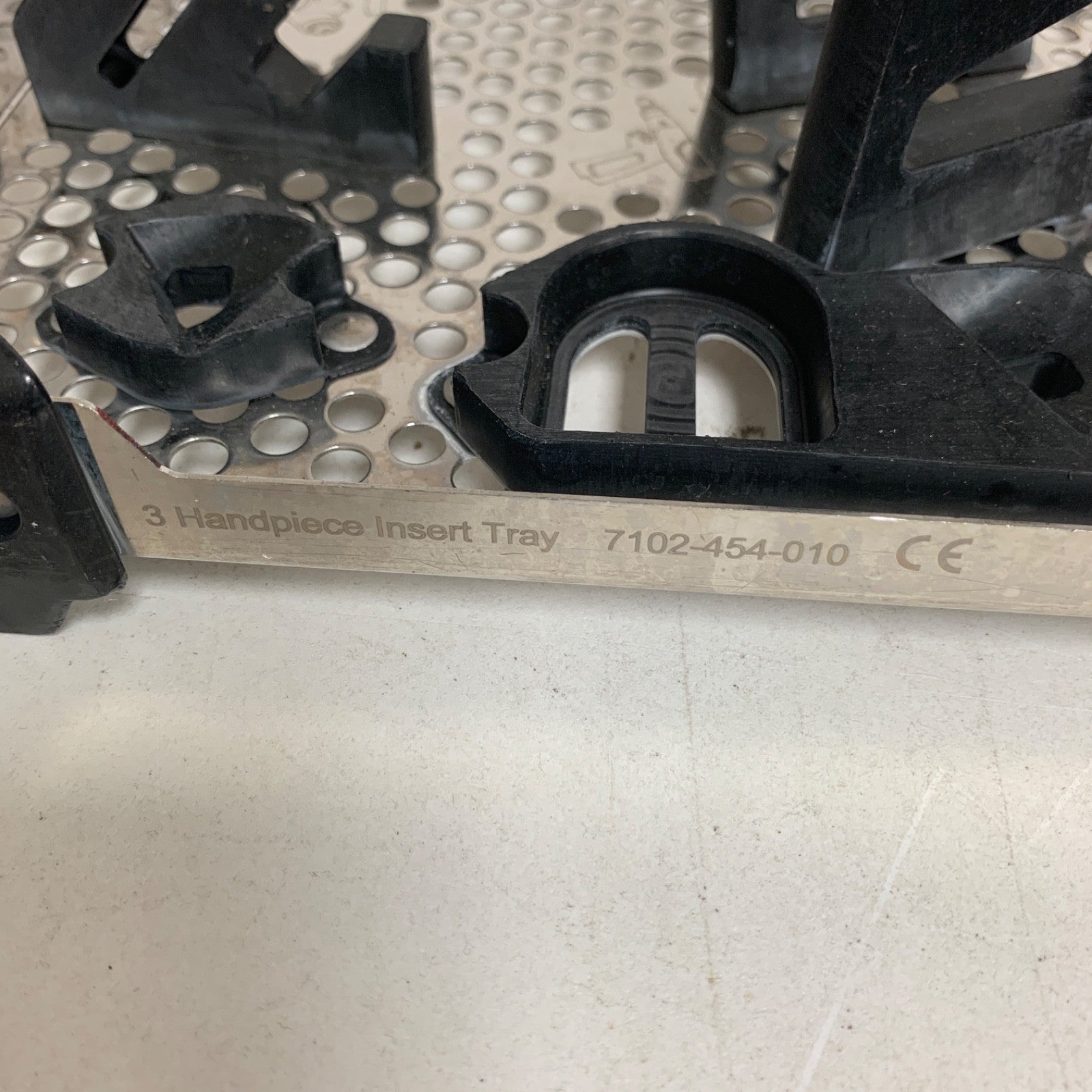 STRYKER SYSTEM 7 STORAGE INSERT TRAY FOR 3 HANDPIECES 7102-454-01