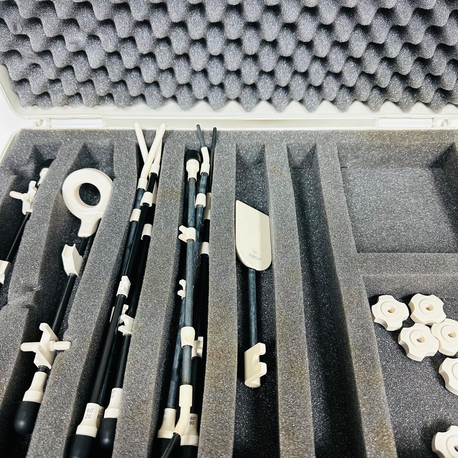 Nucletron / Elekta 101062 Ring CT/MR applicator set, 6 mm, 60º Instruments As Is