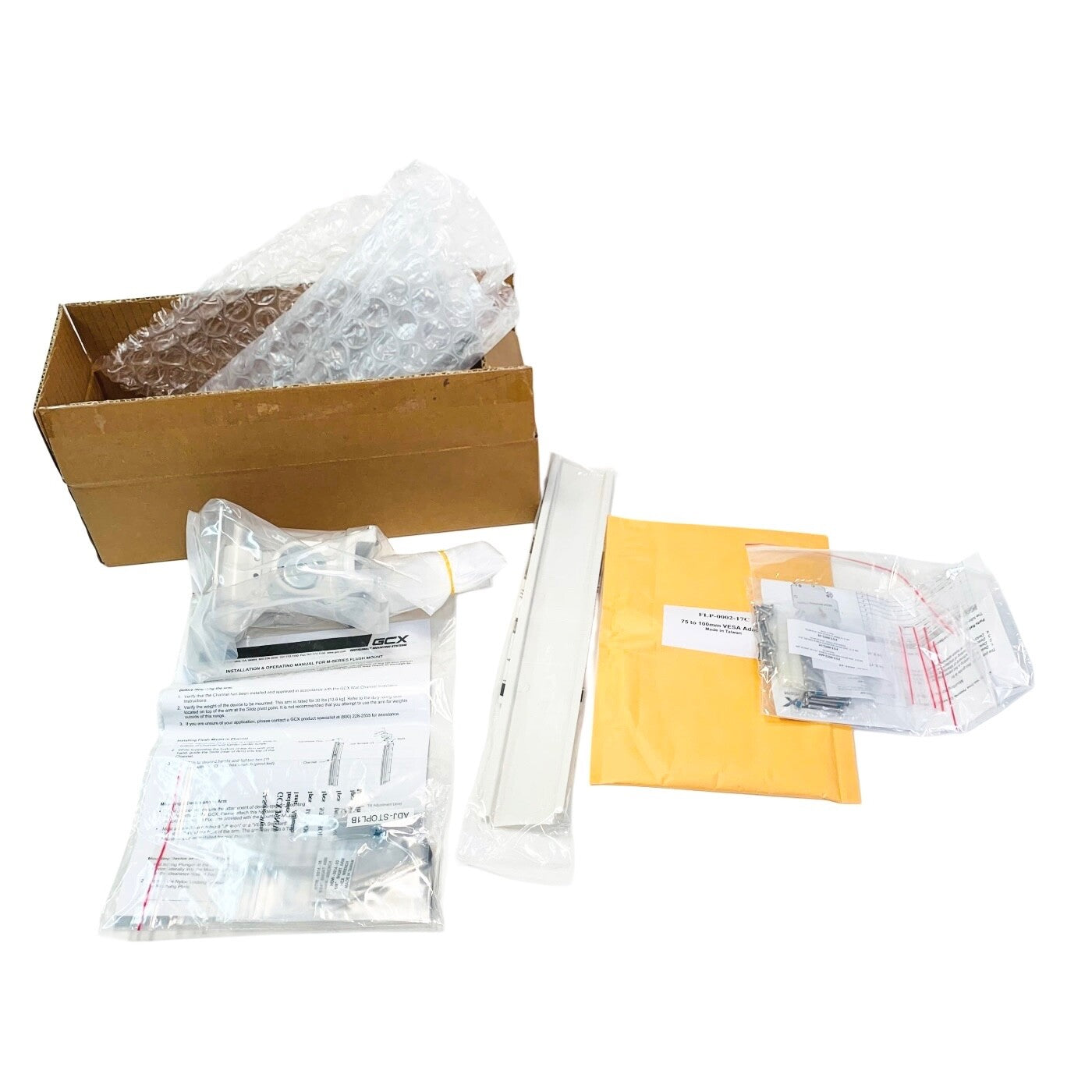 GCX REF FLP-0009-04C, M Series Flush Mount for Flat Panel Displays
