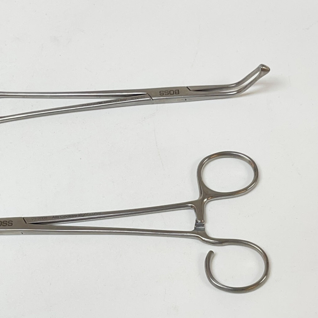 BOSS SURGICAL 95-2006 Allis Coakley Tonsil Forceps Strong Curve ( LOT OF 3 )