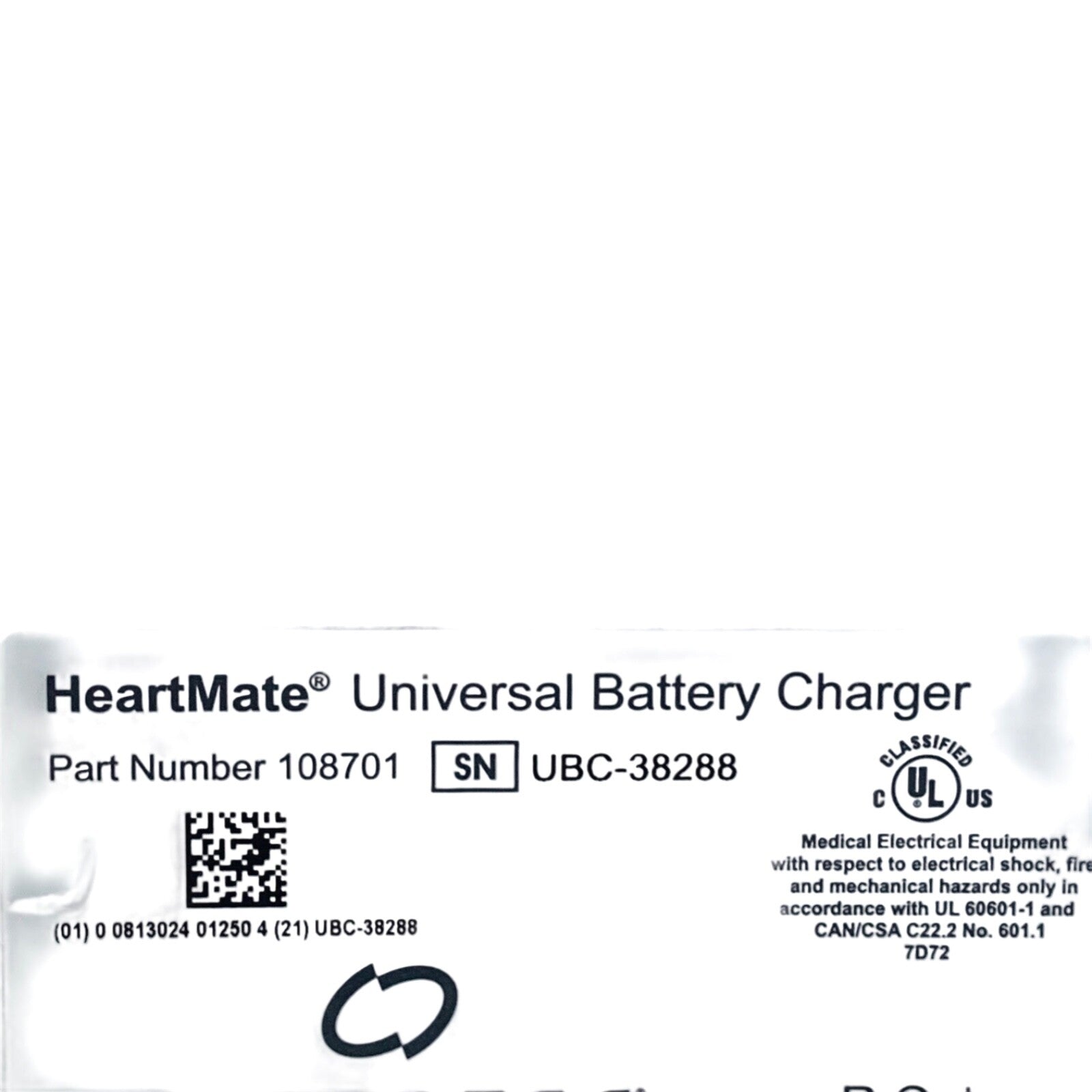 Thoratec REF 108701, Heartmate Universal Battery Charger