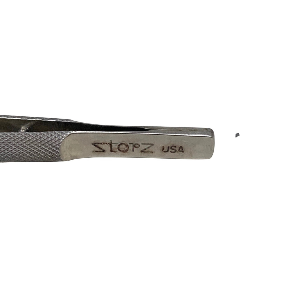 Storz E3192FT Girard Fine Tying Forceps Curved 5mm Platform Ophthalmic Surgical